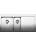 Blanco CLARON 6 S-IF Lavello 100 cm X 19 cm 2 Vasche Acciaio