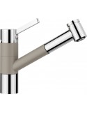 Blanco TIVO-S Rubinetto Leva sanitaria Cromo, Beige