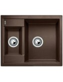 Blanco METRA 6 Lavello 62 X 50 cm 2 Vasche Rettangolare Marrone