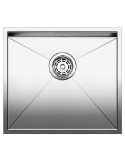 Blanco ZEROX 450-U Lavello 49 X 44 cm 1 Vasca Rettangolare Acciaio Acciaio