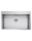 Apell SZ76FBC Lavello 76 cm X 51 cm 1 Vasca Rettangolare Acciaio