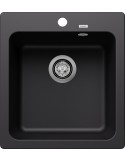 Blanco NAYA 45 Lavello 47x51 cm 1 Vasca Silgranit Nero