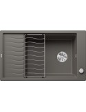 Blanco ELON XL 8 S Lavello 86x50 cm 1 Vasca Rettangolare con Gocciolatoio Silgranit Grigio