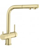Blanco FONTAS-S II - 3 vie - Satin Gold Rubinetto