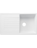 Blanco Zia 5 S Lavello 50x19 cm 1 Vasca Rettangolare Silgranit Bianco
