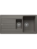 Blanco LEGRA 6 S Lavello 50 cm 2 Vasche con Gocciolatoio Silgranit Grigio