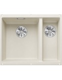 Blanco SUBLINE 340/160-U Lavello 46x19 cm 2 Vasche Rettangolare Silgranit Beige