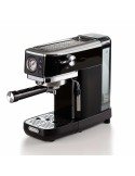 Ariete 1381/12 METAL SLIM Macchina per espresso Cialde caffè, Caffè macinato 2 tazze 1,1 L 1300 W Nero