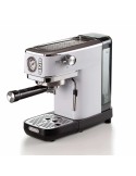 Ariete 1381/14 METAL SLIM Macchina per espresso Cialde caffè, Caffè macinato 2 tazze 1,1 L 1300 W Bianco