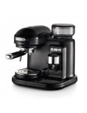 Ariete 1318/02 S MODERNA Macchina per espresso Chicchi di caffè, Caffè macinato 2 tazze 0,8 L 1080 W Nero