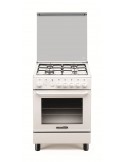 La Germania S640 41 WT Cucina Gas 4 Fornelli 1 Elettrico da 60 cm Bianco
