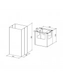 Faber KIT PROLUNGA CAMINO SUP.IS.X H700 N.6L