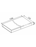 Faber TUBO TR 1500 Cappa Tubo di prolunga per cappa aspirante 150 cm