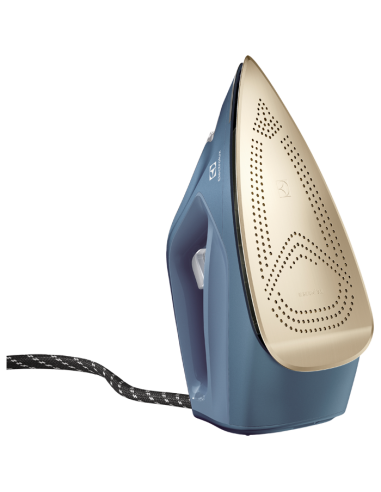 Ferro Da Stiro A Vapore Electrolux Refine 700, 2700 W, Serbatoio 0.37 Litri, Colore Blu Denim - Con Luce Frontale E Programmi Per Tutti I Tessuti
