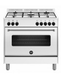 Bertazzoni La Germania AMN965EBV-24 Cucina Gas 5 Fornelli 1 Elettrico da 90 cm Crema