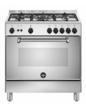 La Germania AMN855GXV-24 Cucina Gas 5 Fornelli 1 Elettrico da 80 cm Acciaio inox