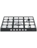 Smeg PTS726NE5 Piano Cottura Gas 5 Fornelli 73 cm Nero