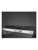 Smeg KSEC91XE3 Cappa Semintegrato 90 cm Classe C Nero, Acciaio inox