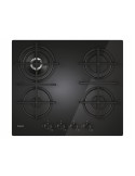 Candy CHG7WL4WTX Piano Cottura Gas 4 Fornelli 60 cm Nero