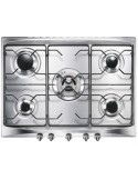 Smeg SE706SX3 Piano Cottura Gas 69 cm Argento