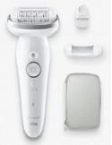 Braun SES9-011 3D Epilatore Batteria 40 pinzette velocità Grigio, Bianco