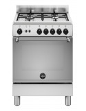 La Germania AMN664GXV-24 Cucina Gas 4 Fornelli con forno Gas da 60 cm Acciaio inox