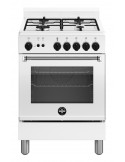 La Germania AMN664GBV-24 Cucina Gas 4 Fornelli con forno Elettrico da 60 cm Bianco