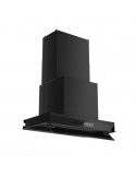 SILVERLINE 3129.6.733.24 Cappa aspirante a parete 60 cm Classe A Nero