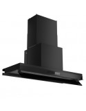SILVERLINE 3129.9.733.28 Cappa aspirante a parete 90 cm Classe A Acciaio inox