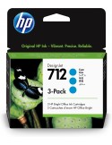 HP 712 3-PACK 29-ML CYAN