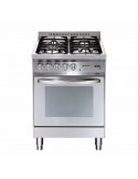 Lofra P66GVT/CI Cucina Gas 4 Fornelli con forno Elettrico/Gas da 60 cm Acciaio inox