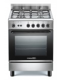 La Germania S64021X-24 Cucina Gas 4 Fornelli con forno Gas da 60 cm Acciaio inox