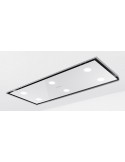 Faber HEAVEN BRIGHT A120 G/WH KL Cappa Integrato a soffitto 120 cm Classe A Acciaio inox, Bianco