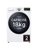 LG RH18U8AVCW Lavatrice 18 kg Classe A+++ Bianco