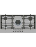 Bosch PCR9A5I90 Piano Cottura Gas 5 Fornelli 91 cm Acciaio inox