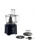 Moulinex FP242810 Robot da Cucina 800 W 2,4 L Nero, Trasparente