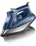 Rowenta DW8215 Ferro da Stiro 2800 W Piastra in Microsteam 400 Blu, Acciaio inox