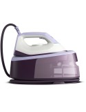 Philips PSG3000/30 Ferro da Stiro con caldaia 2400 W Piastra in Ceramica Viola, Bianco