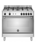 Germania AMN965LEXV Cucina Gas 5 Fornelli con forno elettrico da 90 cm Acciaio inox