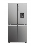 Haier H178W830D697 Frigorifero Side by side 507 L No Frost Classe E Platino, Acciaio inox