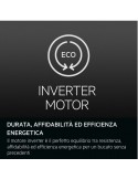 Aeg LR7FD104B Lavatrice 10 kg 1400 Giri/min Classe A Nero, Bianco