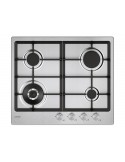 Candy CHG6BF4WTX Piano Cottura Gas 4 Fornelli 60 cm Acciaio inox