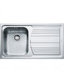 Franke LLX611-LSX Lavello 86x55 cm 1 ciotole Rettangolarecon gocciolatoio Acciaio inox