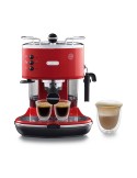 DE LONGHI ECO311R Macchina da caffè Cialde caffè, Caffè macinato 2 tazze 1,4 L 1100 W Rosso