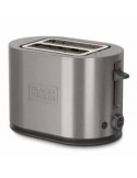 BLACK+DECKER BXTOA901E Tostapane 2 fette 900 W Acciaio inox