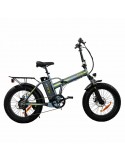 EMG E-BIKE BOMBER ONE GREY Fat Bike Pieghevole ruote 20" Batteria 36V-10Ah, motore 250W