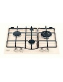 Hotpoint Ariston 7HPCN 640T (OW) R/HA Piano Cottura Gas 4 Fornelli 60 cm Beige