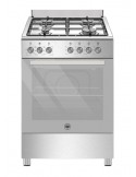 La Germania SE664EX24 Cucina Gas 4 Fornelli con forno elettrico da 60 cm Acciaio inox