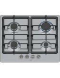 Bosch PGP6B5K90 Piano Cottura Gas 4 Fornelli 58 cm Acciaio inox