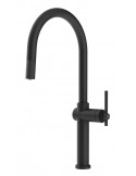 Gessi HABITO 60672.299 Rubinetto monocomando girevole con doccetta estraibile mono getto  Matte Black